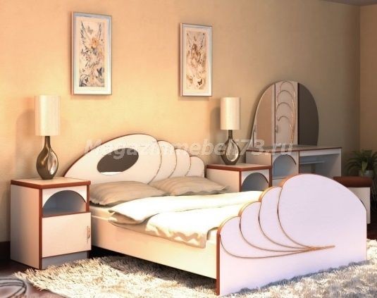 Жемчуг-2 Кровать ЛДСП с Матрасом в Подарок/Разные Цвета и Размеры