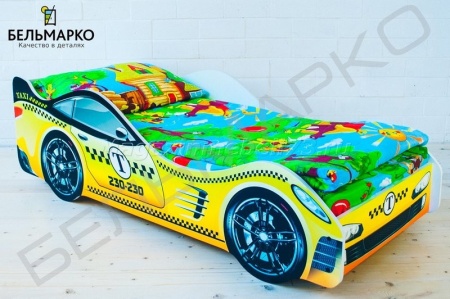 Детская кровать-тачка ТАКСИ