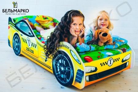 Детская кровать-тачка ТАКСИ