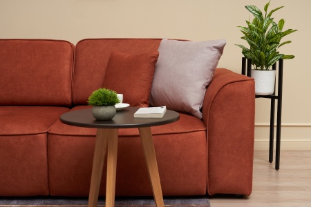 Диван угловой еврокнижка Имир MODOOL 2 оранжевый