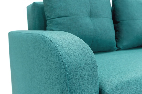 Диван Бруно рогожка зеленая