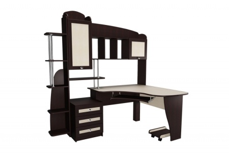 Компьютерный стол "Мебелайн-12" (тумба слева)