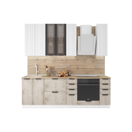 Кухонный Гарнитур Норд Stoun 2400 мм/Разные Цвета