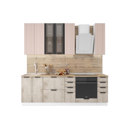 Кухонный Гарнитур Норд Stoun 2400 мм/Разные Цвета