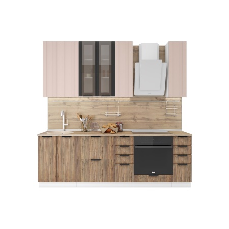 Кухонный Гарнитур Норд Stoun 2400 мм/Разные Цвета