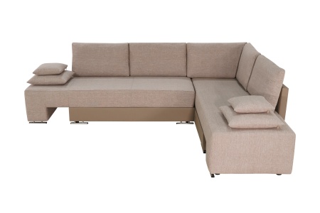Диван угловой трансформер Премьер светло-бежевый