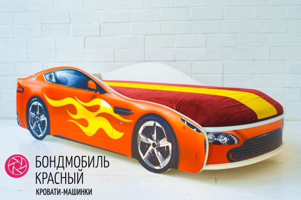 Бондмобиль/Разные Цвета с Подъемным Механизмом и Матрасом