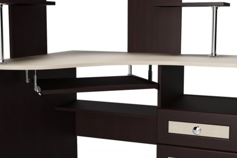 Компьютерный стол "Мебелайн-35" (системный блок слева)