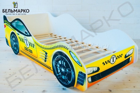 Детская кровать-тачка ТАКСИ