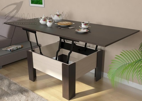 Стол Журнальный-Трансформер №8 (Ш-800/1600 х В-750 х Г-800 мм)/Разные Цвета