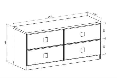 Комод "Анастасия" АН-11К