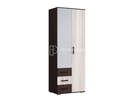 Шкаф №1 Ноктюрн-11 ЛДСП/Разные Цвета (Ш-800 х В-2120 х Г-470 мм)