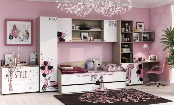 Комод Мийа-3 КМ-008/Разные Цвета (Ш-975 х В-735 х Г-445 мм)