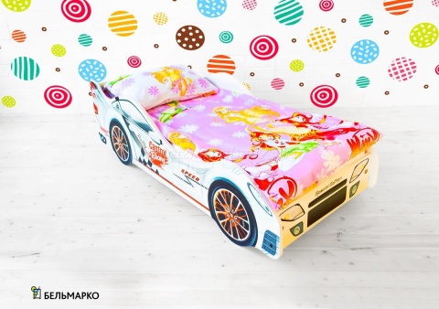 Детская кровать-тачка БЕЗМЯТЕЖНОСТЬ