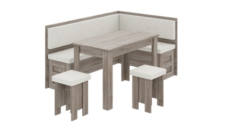 Кухонный уголок «Норд» Дуб Сонома/Трюфель