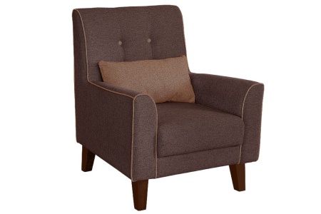 Кресло отдыха Комфорт-1 (ножки орех)