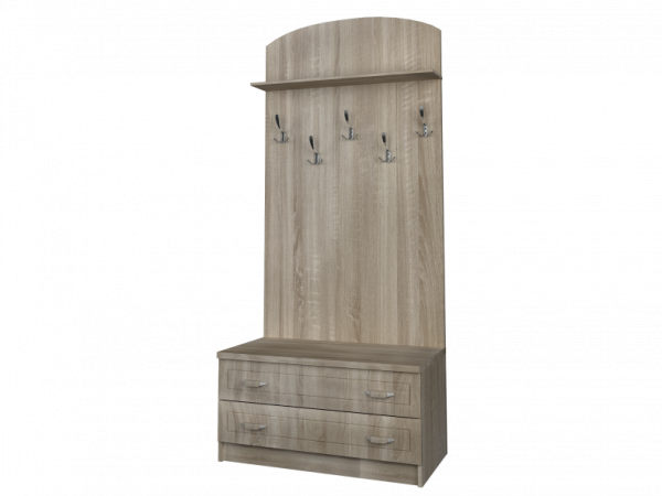 Топаз Открытая Вешалка МДФ (Ш-800 х В-2050 х Г-420 мм)/Разные Цвета